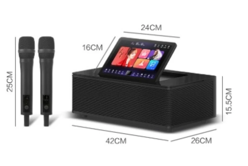 MS9 Karaoke Player All-in-One Family KTV System Complete Home Singing Machine Audio Speaker Set