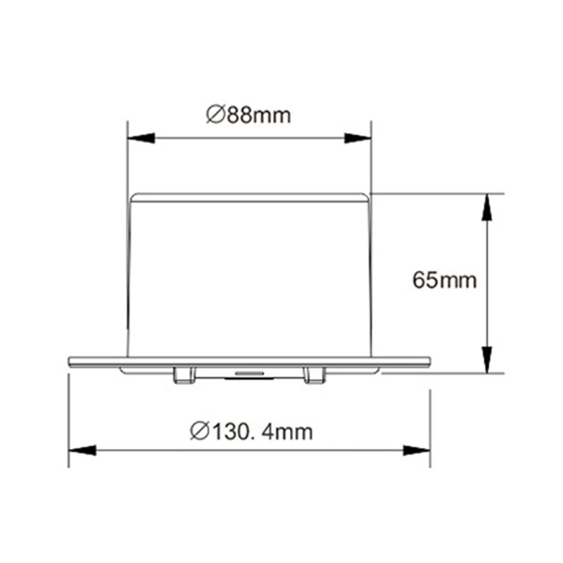 2-Pack, Rv Luik Afdekkingen Ronde Elektrische Kabel Luik Voor Rv Trailer Rv Stroomkabel Luik Cover Met Schroeven