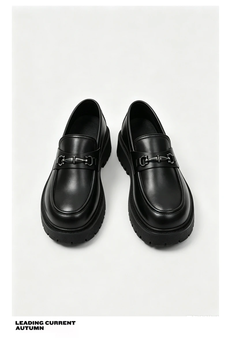 Lederschuhe Casual Business-Schuhe für Herren Elegante Herrenschuhe Mokassins Designer-Slipper – Detail 17