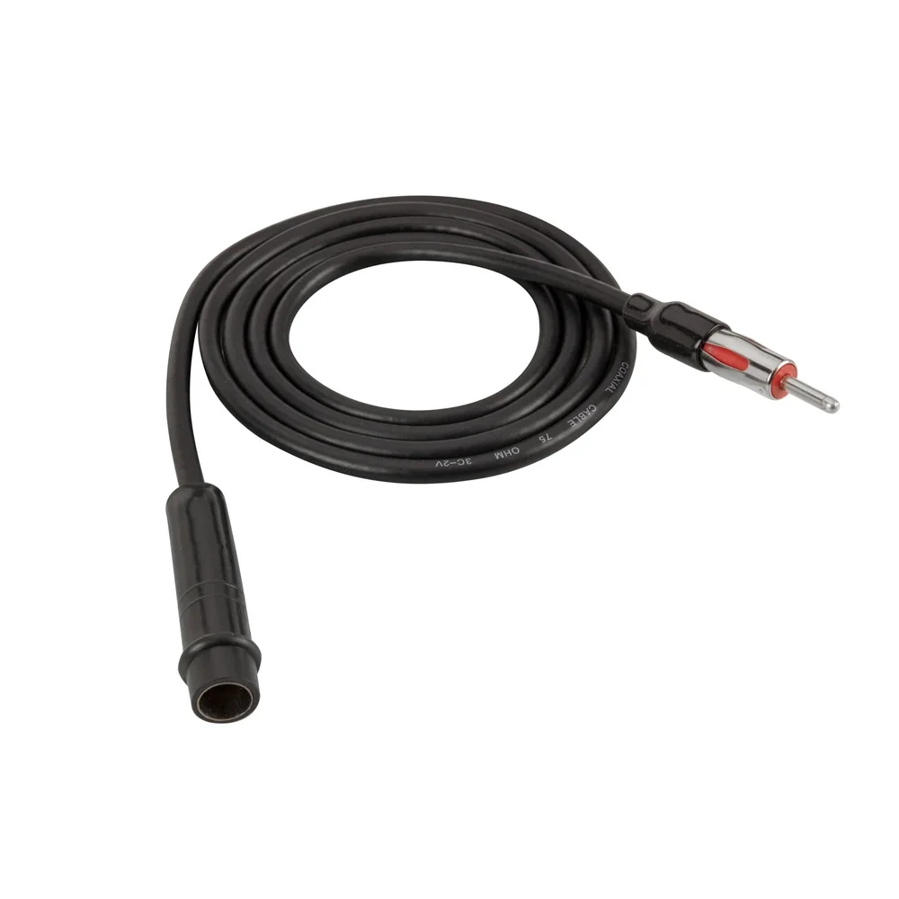 ユニバーサル 48 インチアンテナ延長ケーブルカーステレオ簡単インストールプラグアンドプレイ AM FM コネクタアップグレードオーディオシステム