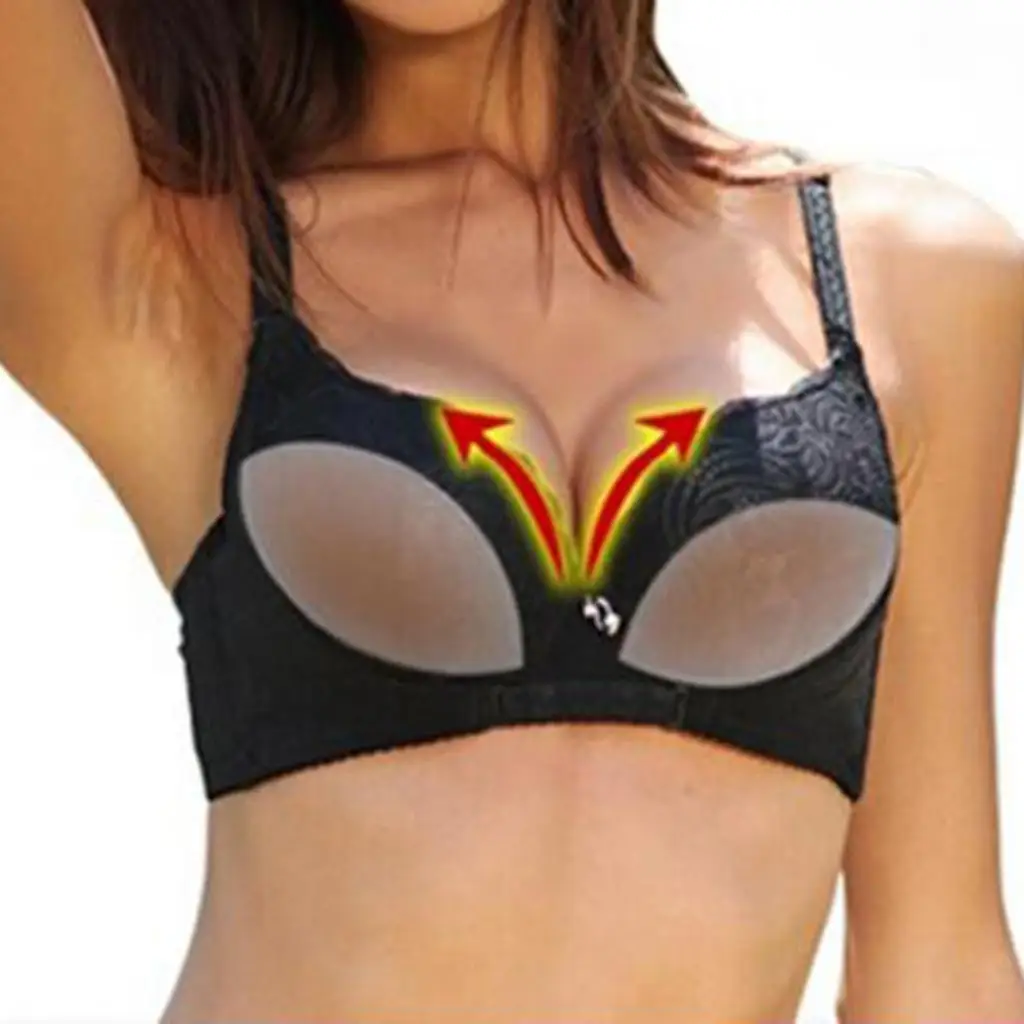 Durable Silicone Breast Enhancers Invisible Bra Insert Pads Comfortable Seamless Push Up for Party or Wedding