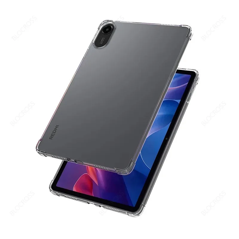 Soft Silicone TPU Cover For Redmi Pad 2 Pro 12.1 SE 9.7 11 8.7 Transparent Protective Case for Mipad 5 6 7 8 Pro 11.2 11 K Pad