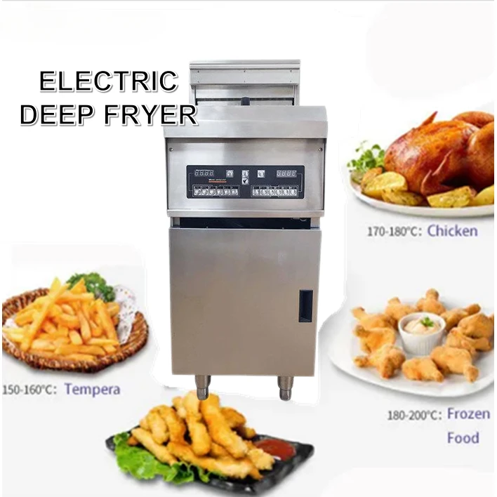 Heavybao Commercial Computer Control Timer Temperature Setting Fried Furnace Electric Deep Fryer Industrial Deep Fat Fryer