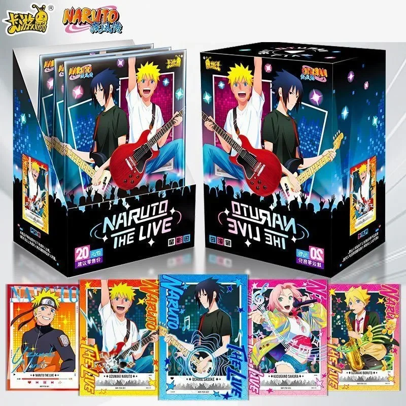 

Оригинальные коллекционные карты KAYOU Naruto: лимитированная серия для концертов, редкие карты с Узумаки Наруто, Саске, Сакурой, PTR PUR, аниме-коллекция
