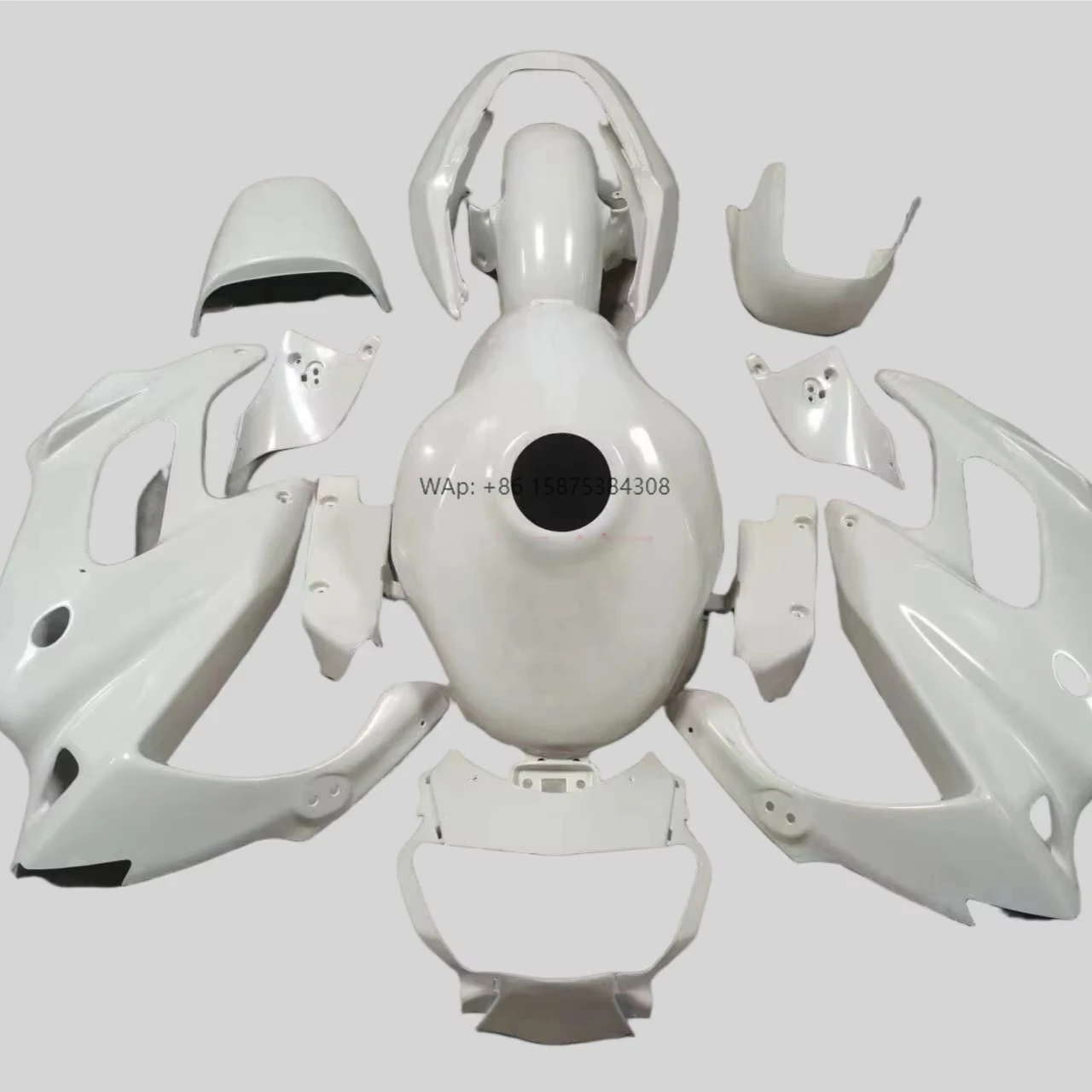 For Vtr1000f  1997 1998 1998 1999 2000 2001 2002 2003 2004 2005  Abs Plastic Raw Blank Fairing Wholesale