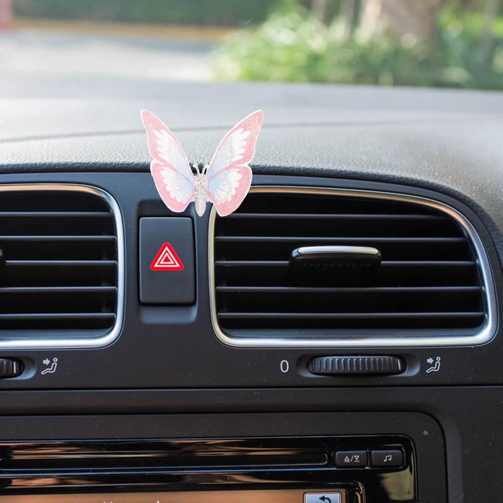 

Butterfly Car naments Fabric Design Air Vent Clip Practical Materials Precision Craftsmanship Decoration Center