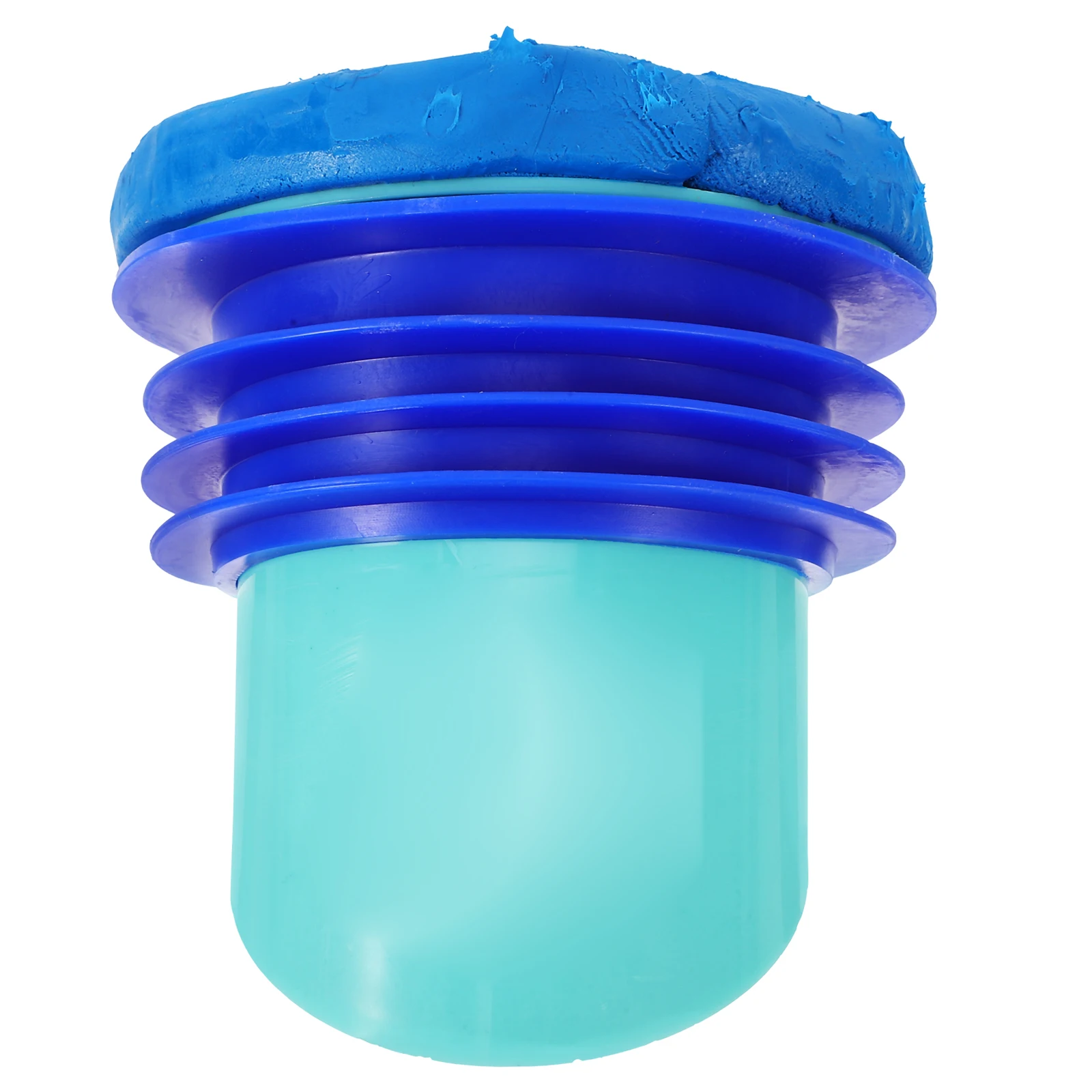 

Universal Toilet Sealing Ring Blue Small Size Odor Preventing Leak Proof Gasket for Bathroom Bowl Waste Line Connection