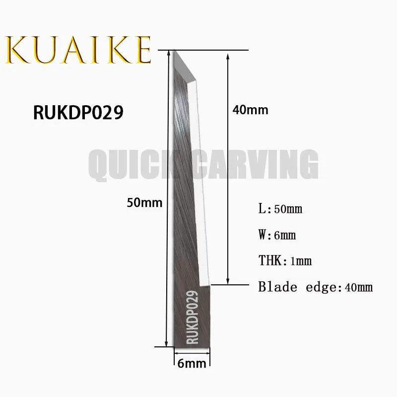 10PCS Standard RUK Cutter Cnc Automatic Flatted Digital Oscillating Blade Vibrating Knife RUKDP001 RUKDP002 RUKDP046 RUKDP072