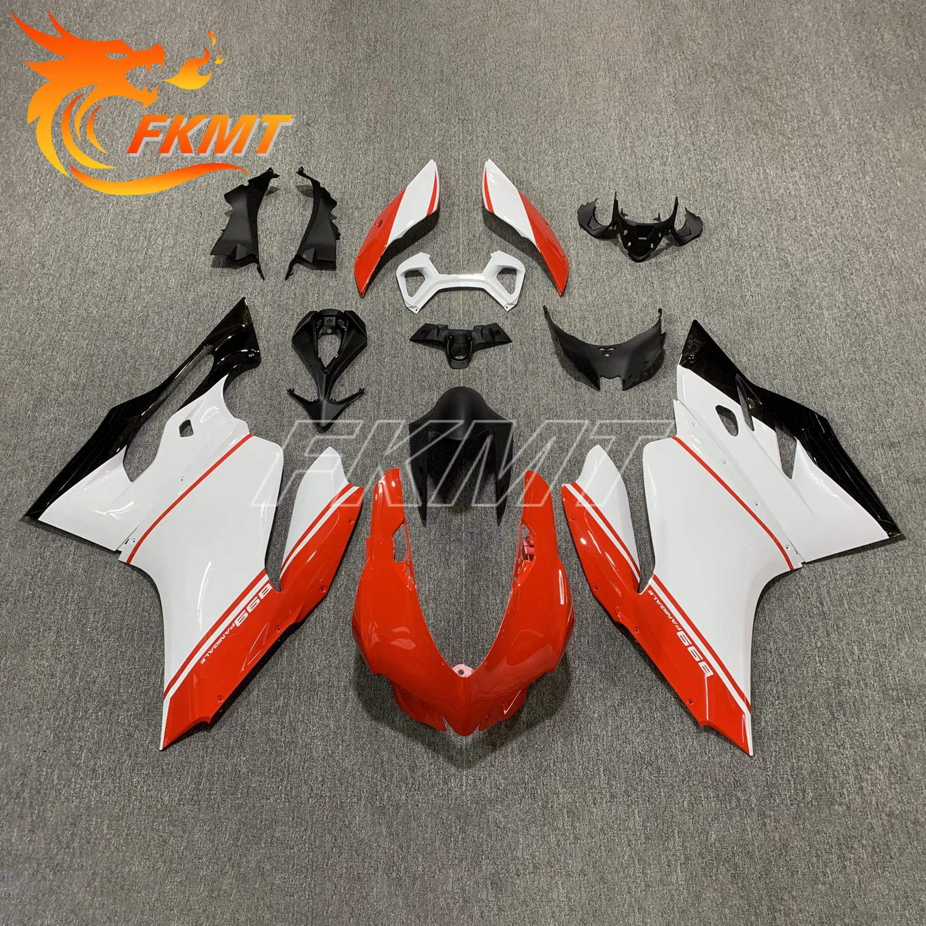 

New ABS Motorcycle Fairings kit Fit For Ducati 899 2013 2014 2015/1199 2012 2013 2014 Red White