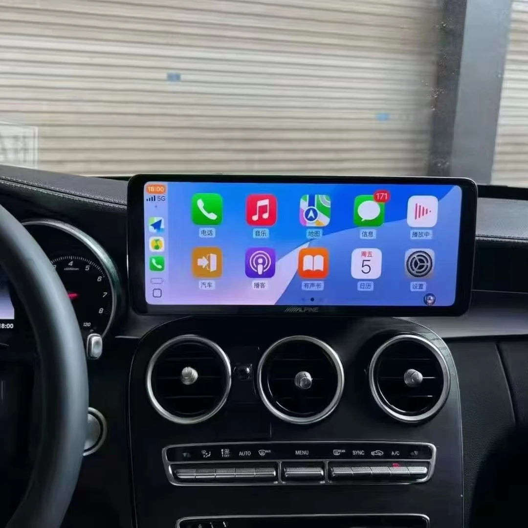2.8 جيجا هرتز أندرويد 13 نظام تحديد المواقع واي فاي LTE ل CarPlay LCD شاشة تعمل باللمس راديو تلقائي ل CLS C-Class 2015-2019 DSP USB #5