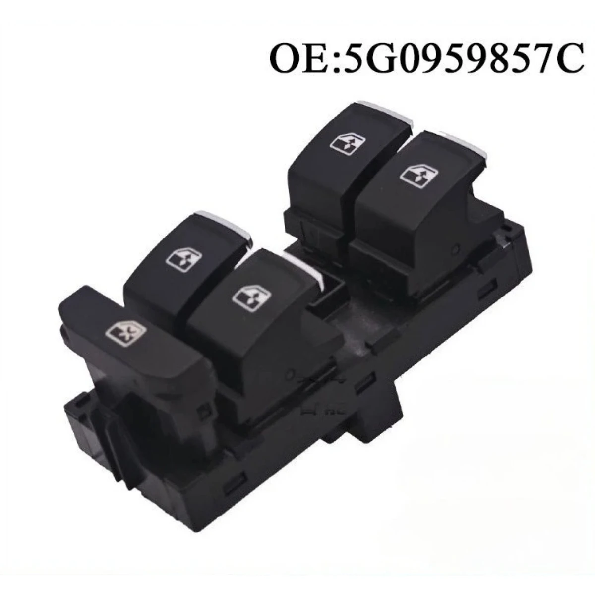 لفولكس واجن 14-18 مفتاح نافذة الطاقة سائق الجانب لوحة تحكم رئيسية مفتاح التحكم في النافذة الكهربائية رقم الجزء 5G0959857C #2