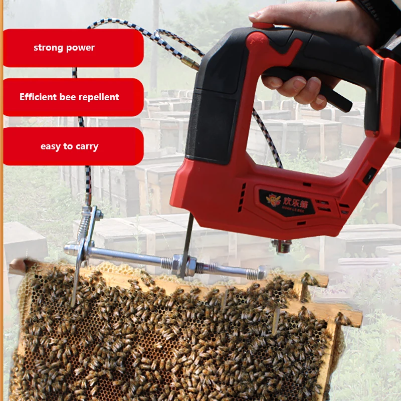 Lithium Battery Electric Bee Shaker Portable Rechargeable Electric Bee Shaker Hives Frame Vibrator Apiculture Equipment