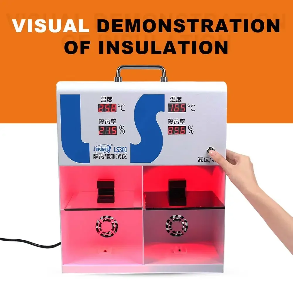 IN STOCK Berserk LS301 Window Film Temperature Tester Tint Display Insulation Tools Film Insulation Tester