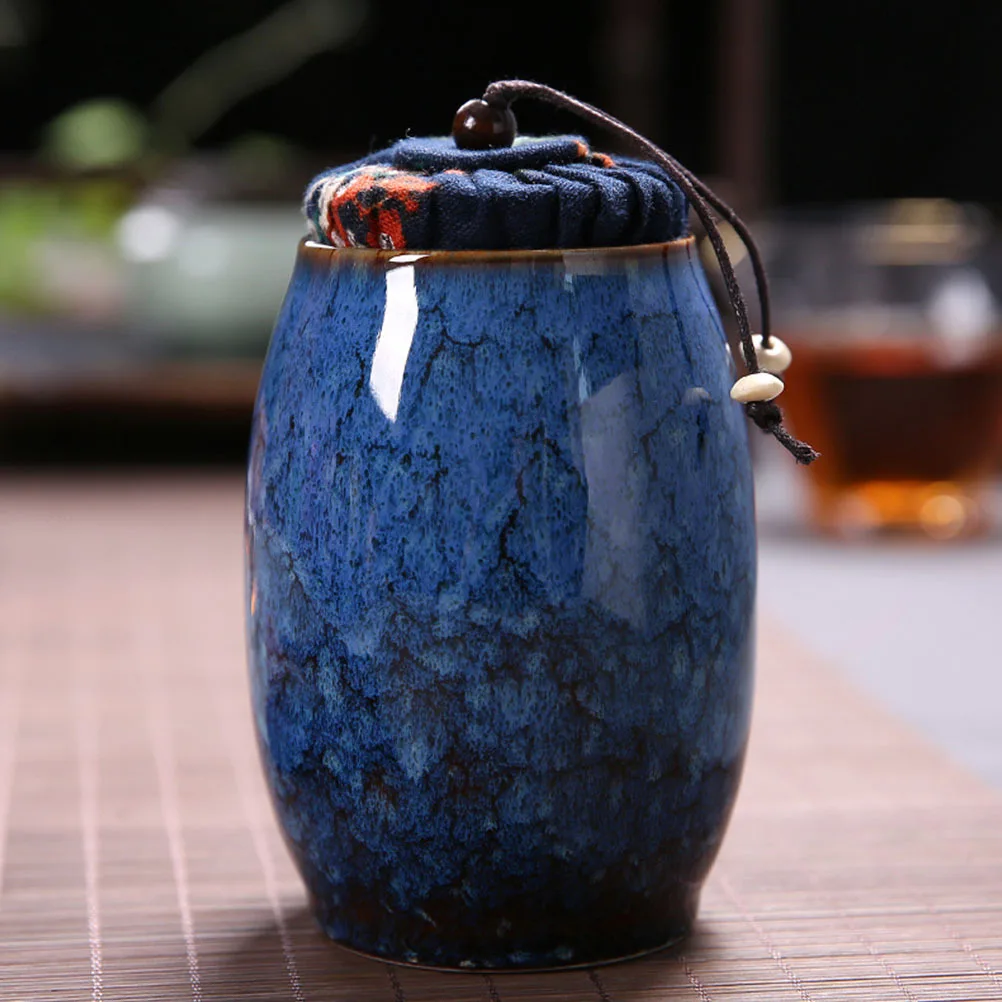 

Ceramic Jar Decorative Multi-Functional Airtight Storage Container For Coffee Beans Powder Household Kitchen Gift Home Hotel
