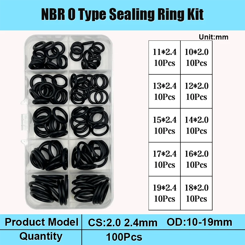 NBR Schwarze O-Ring-Dichtung, Gummidichtungen, Dichtungsring, Nitrilkautschuk, Hochdruck-O-Ringe, NBR Korrosion, ölbeständig, Dichtungsscheibe – Detail 11