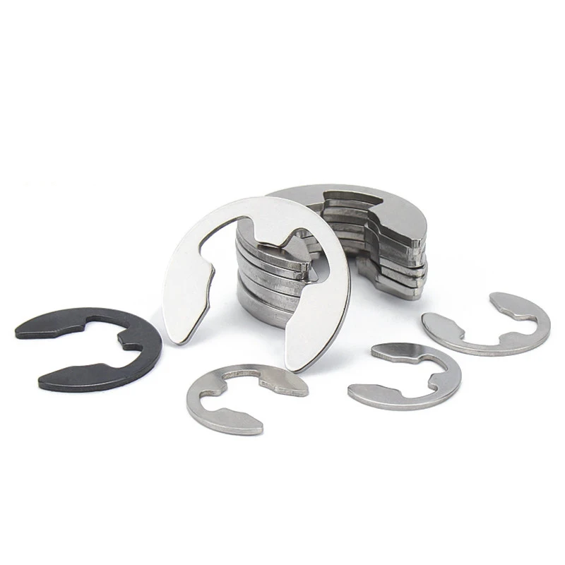 10/ 50/ 100pcs 304 Stainless Steel/ 65# Mn Steel E Clip Circlip Retaining Ring Washer M1.2 M1.5 M2 M3 M3.5 M4 M5 M6 M7 M8 to M13