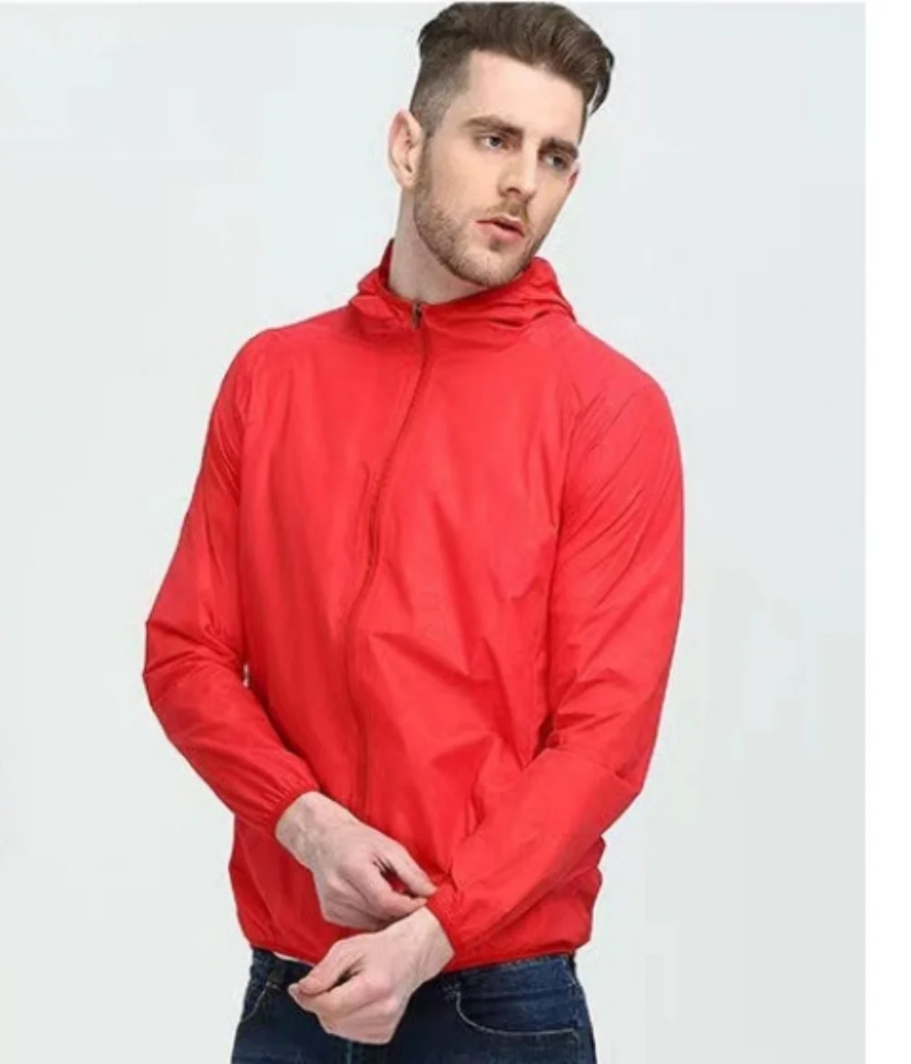 

Sunscreen Coats Men's Breathable Sports Waterproof Jacket Summer UV Protection Outdoor Fishing Skin Clothing