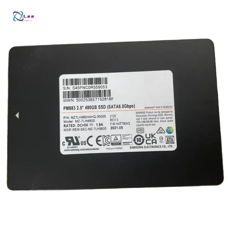 SSD 480 GB 960 GB 1,92 TB 3,84 TB PM883 PM863 PM893 MZ-7LH4800 SATA SSD 480 G SSD Solid State Drive