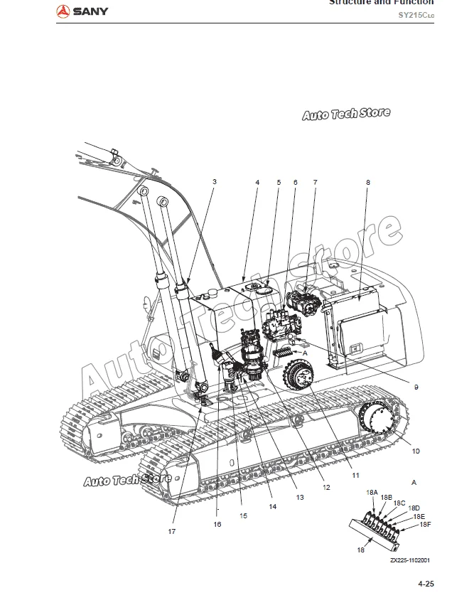 For Sany Heavy Equipment Shop Manual Diagram and Spare Parts Catalogue PDF