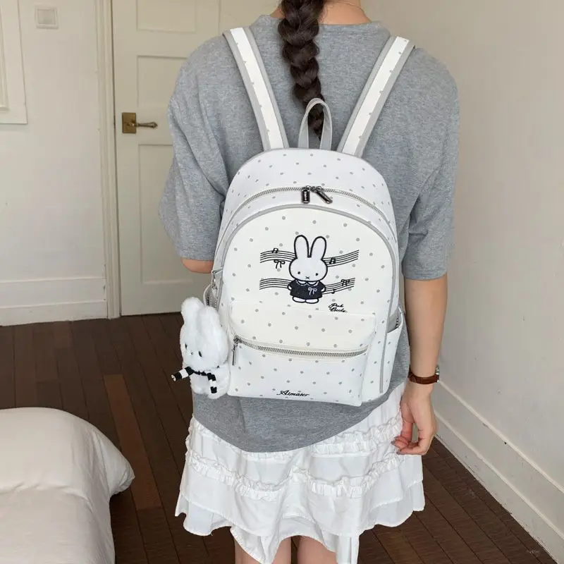 

Anime Good Looks Miffy New Style Fashion Exquisite Three-dimensional Finalize Polka Dots Shoulders Women's Bags Lovely Kawaii