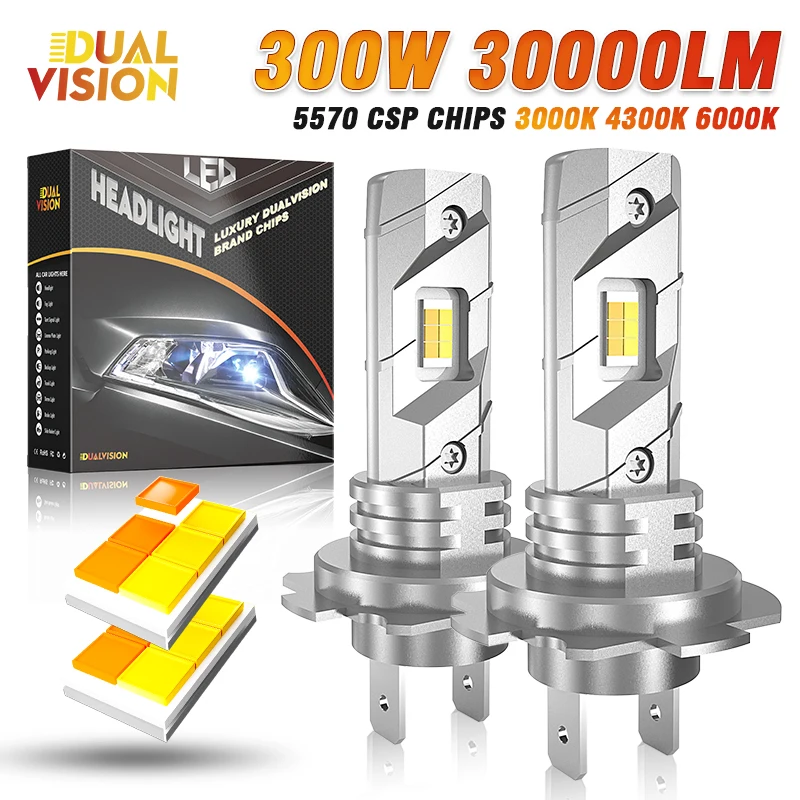 2Pcs H7 Led Canbus …