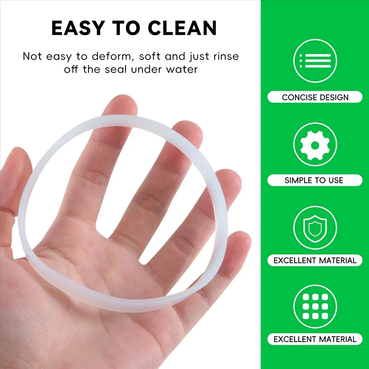 A1217Z~3PCS Seal Spare Seal Spare Part Compatible for 6/7 Fins Blade Blender Mixer (Ø 10cm)