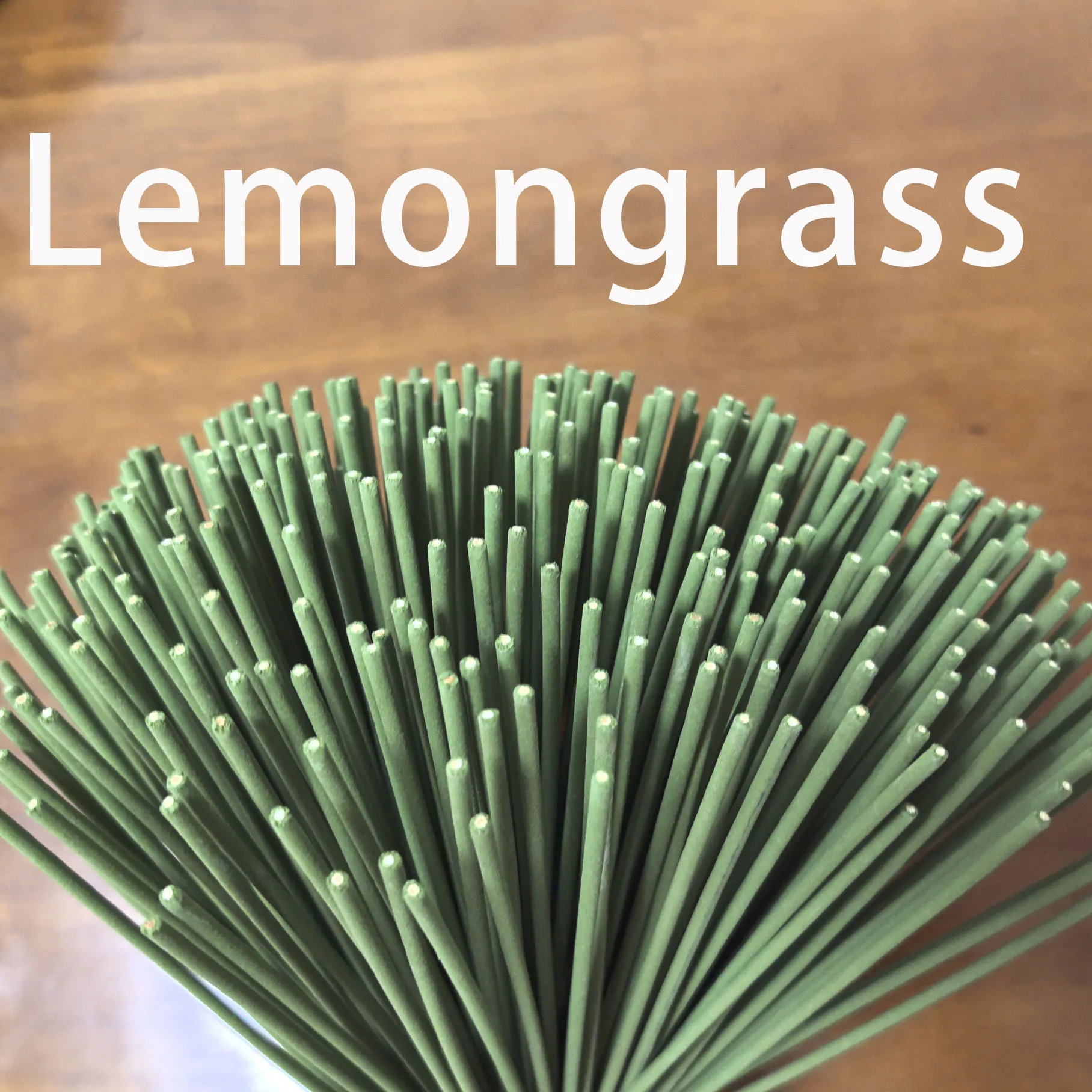 8.7-Inch Green Citronella Incense Sticks, Unique Lemongrass Scent, Popular Color, Suitable for Home Life, Long-Lasting Fragrance