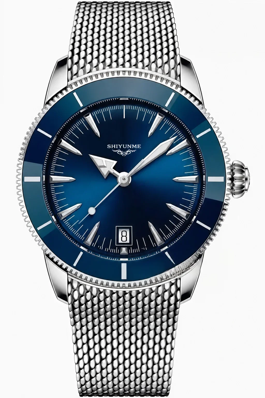 43MM 46MM Men's Sports Automatic Mechanical Watch, 904L Stainless Steel, Ultra-Thin, Full-Featured