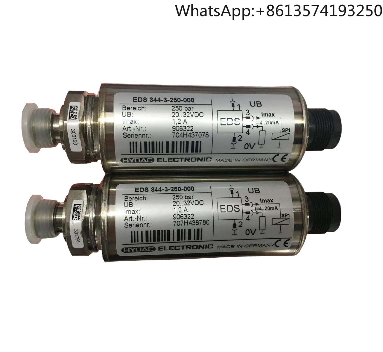 

Original HYDAC Hydraulic High Pressure Sensor EDS3448 Series