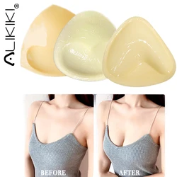 Sujetador adhesivo de doble cara, inserciones de realce, esponja gruesa, almohadillas para levantar el pecho, traje de baño, Bikini, potenciador de copa