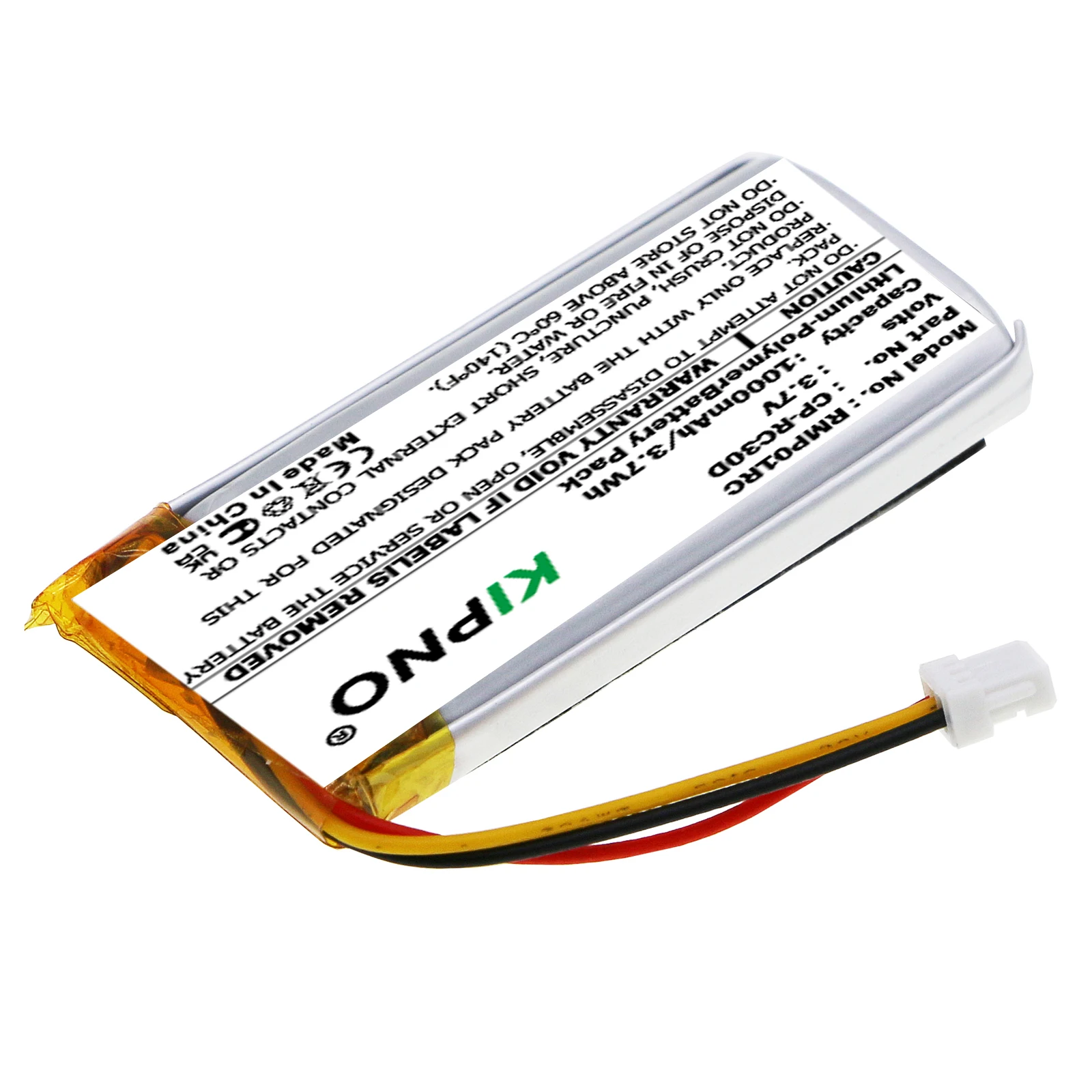 KIPNO 3.7V 1000mAh Keyboard, Mouse Battery CP-RC30D for RAZER NAGA PRO, RZ01-03420, 034200100, BASILISK ULTIMATE, RC30-031701