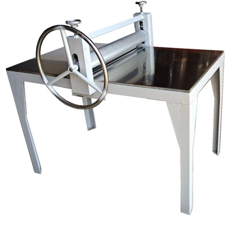 

Stainless steel countertop clay plate machine Hand crank clay plate porcelain plate machine