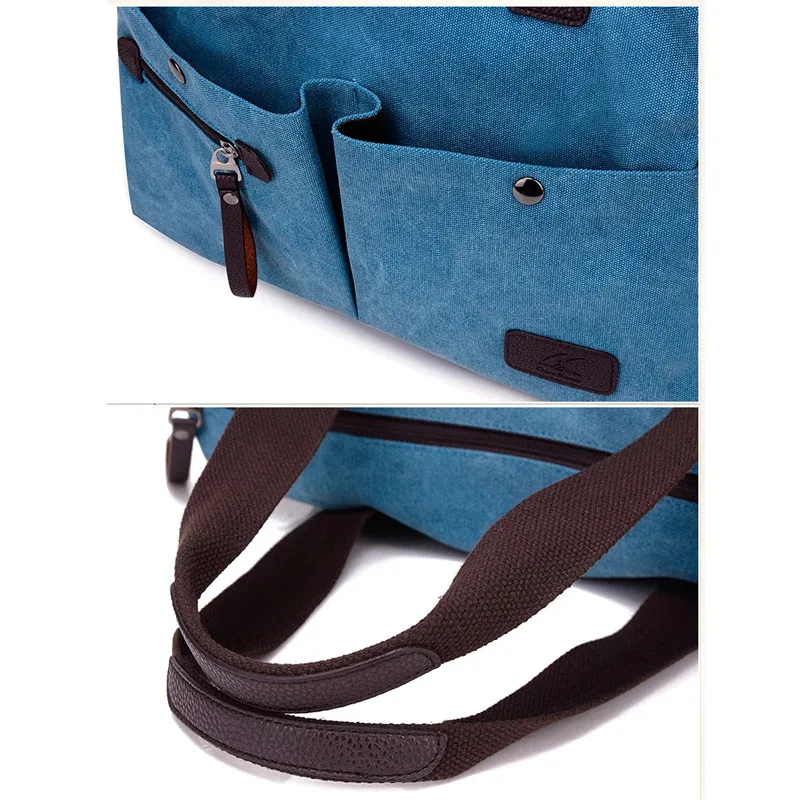 New Men Women Messenger Bag Vintage Canvas Handbags Travel Crossbody Shoulder Basg Big Casual Tote