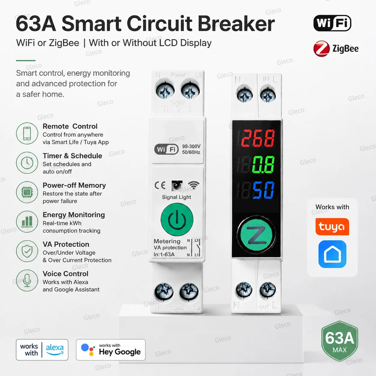 disjuntor-inteligente-tuya-wifi-zigbee-1p-n-mcb-63a-com-temporizador-medidor-de-energia-kwh-tensao-e-corrente-protetor-e-interruptor-com-controle-por-voz