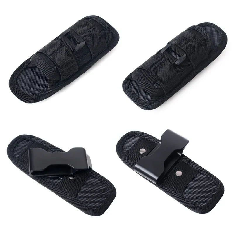 Custodia per torcia tattica in nylon Molle da caccia Girevole a 360 gradi Torcia esterna Custodia per fondina Torcia portatile