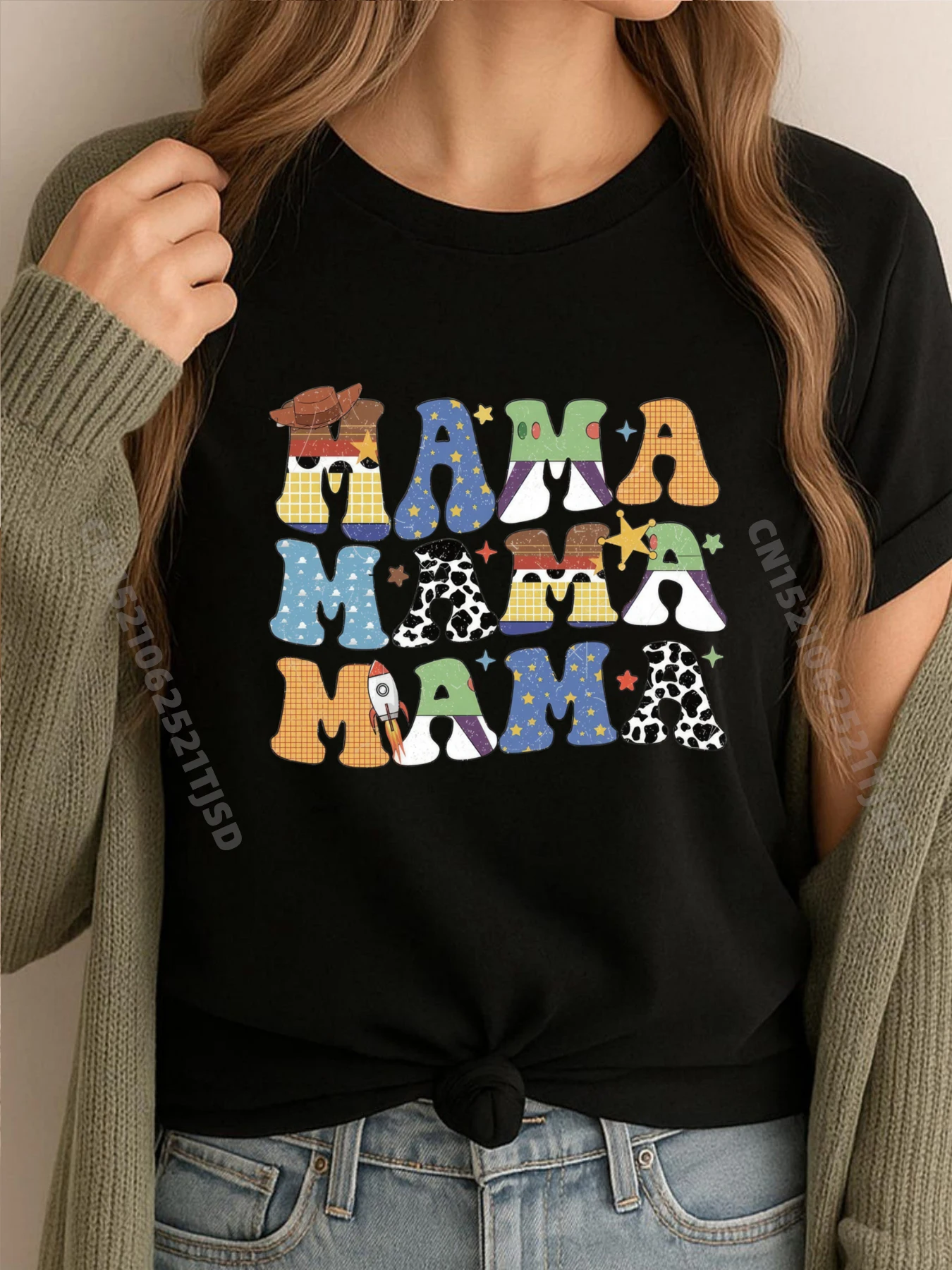 

Игрушка забавная история мама мама мальчик день матери футболка для женщин футболки с 3d принтом подарки для женщин уличная