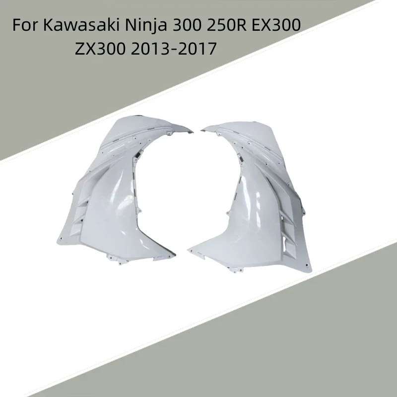 Motorcycle Unpainted Body Left and Right Side Cover ABS Injection Fairing For Kawasaki Ninja 300 250R EX300 ZX300 2013-2017