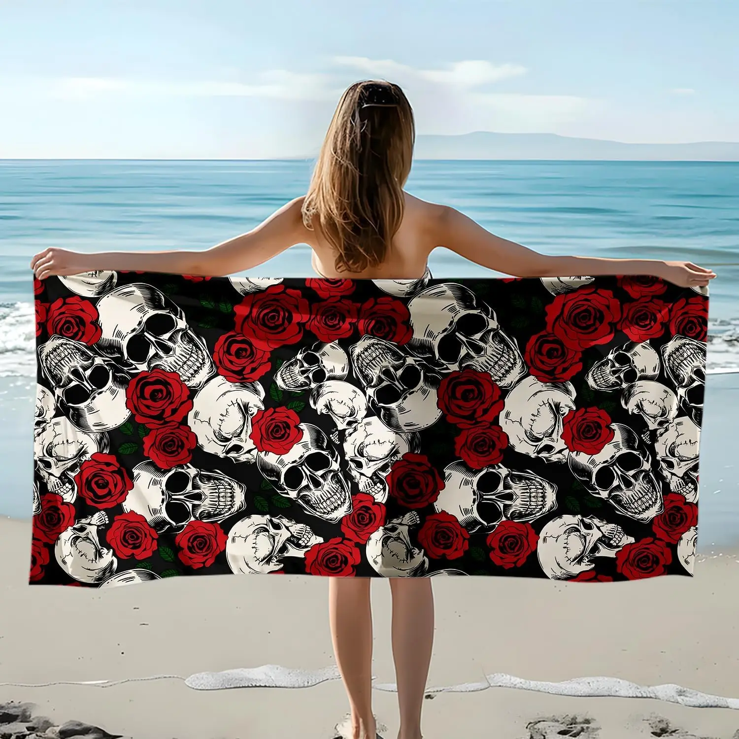 Extra Large Beach Towel , Highly Absorbent, Quick Drying, Super Soft Microfiber Towel, Essential for Summer, ldeal for Men,Women