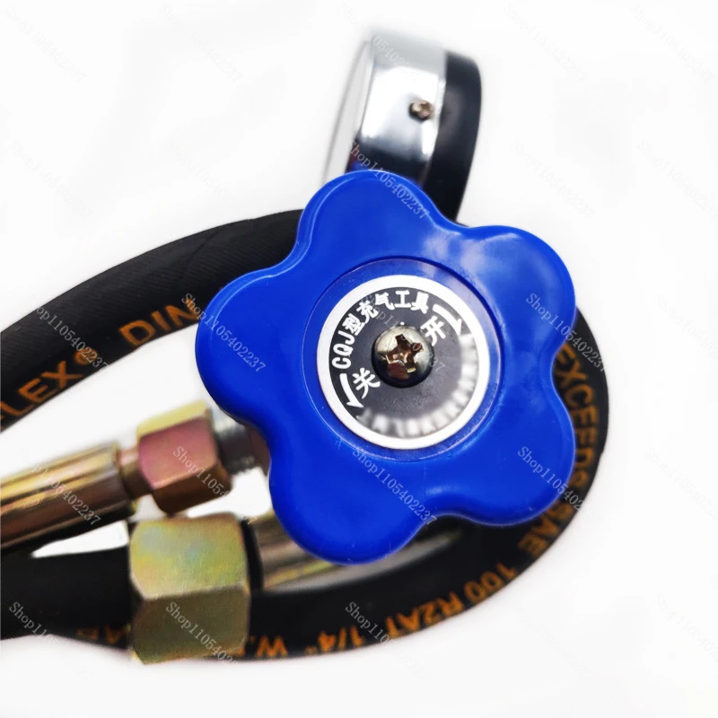 Automatic Hydraulic Accumulator Charging Accessory Cqj-16 Cqj-25 Cqj-40 Thread M14X1.5 Cqj Type Nitrogen Tool