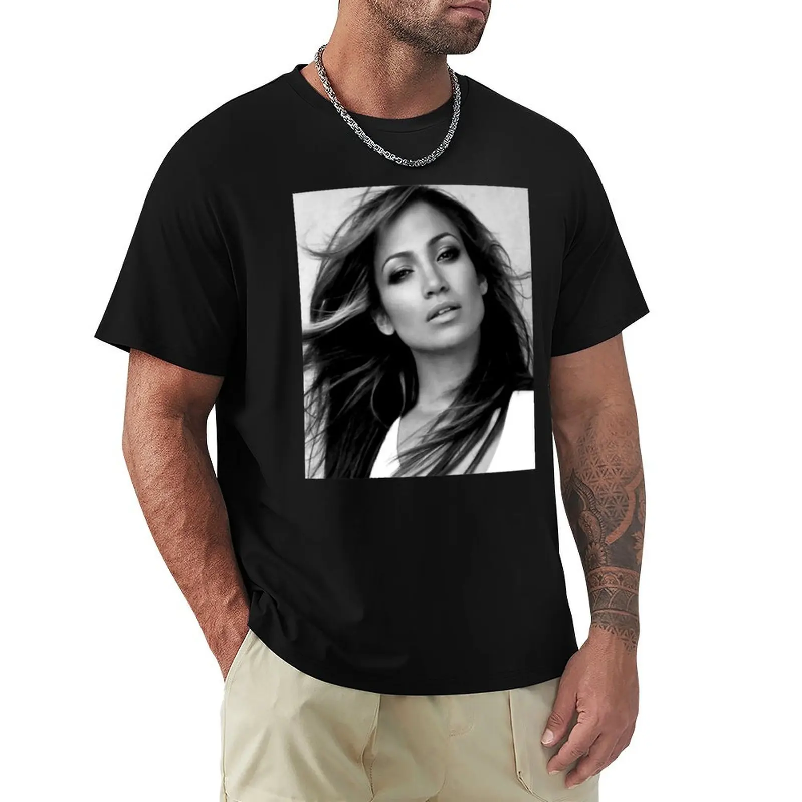 

Jennifer Lopez T-Shirt Creative Graphic Tee Shirt