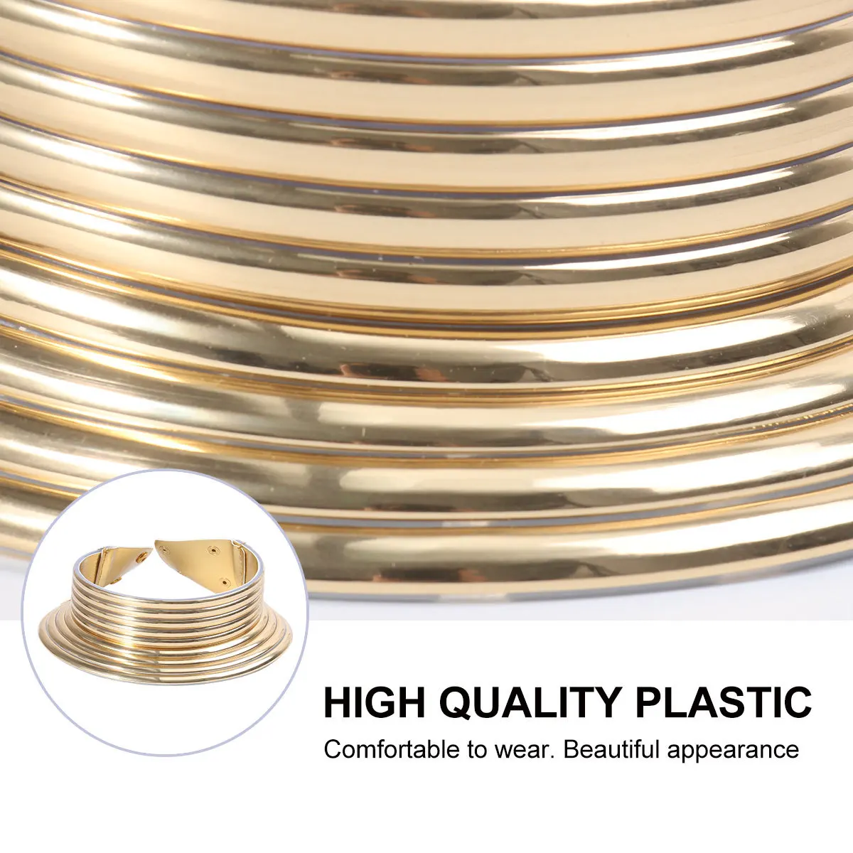 

Long Neck Collar Ethnic Style Adjustable Multilayer Clavicle Chain African Inspired Stylish Necklace Exaggerated Fashion Jewelry