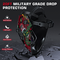 ARCCAPTAIN Auto Darkening Welding Mask 4 Arc Sensor DIN4 1/1/1/1 with Large Viewing True Color Welding Helmet For MIG MAG TIG