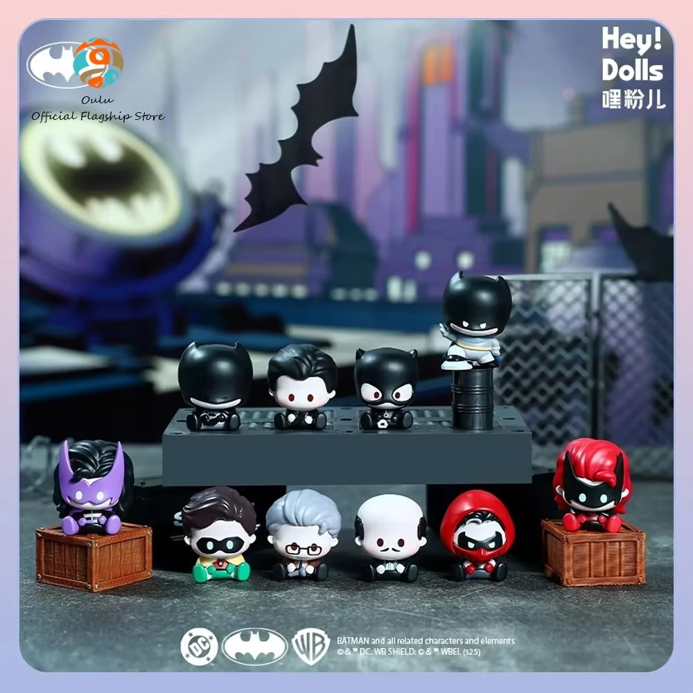 Nova suplay batman caixa misteriosa genuíno mini saco cego batman colecionável cuties decoração gotham cidade paraíso série presente brinquedo