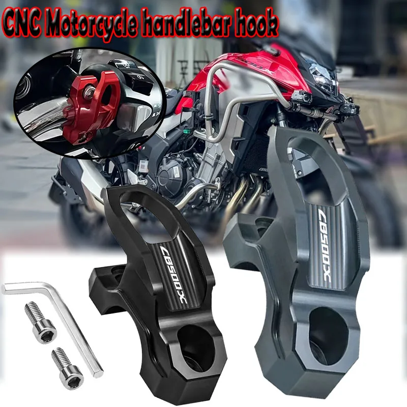 

Aluminum Brake Master Cylinder Holder Clamp Bracket Bag Hook Helmet Hanger Accessories For CB500X CB500 X CB 500X 2013 - 2024