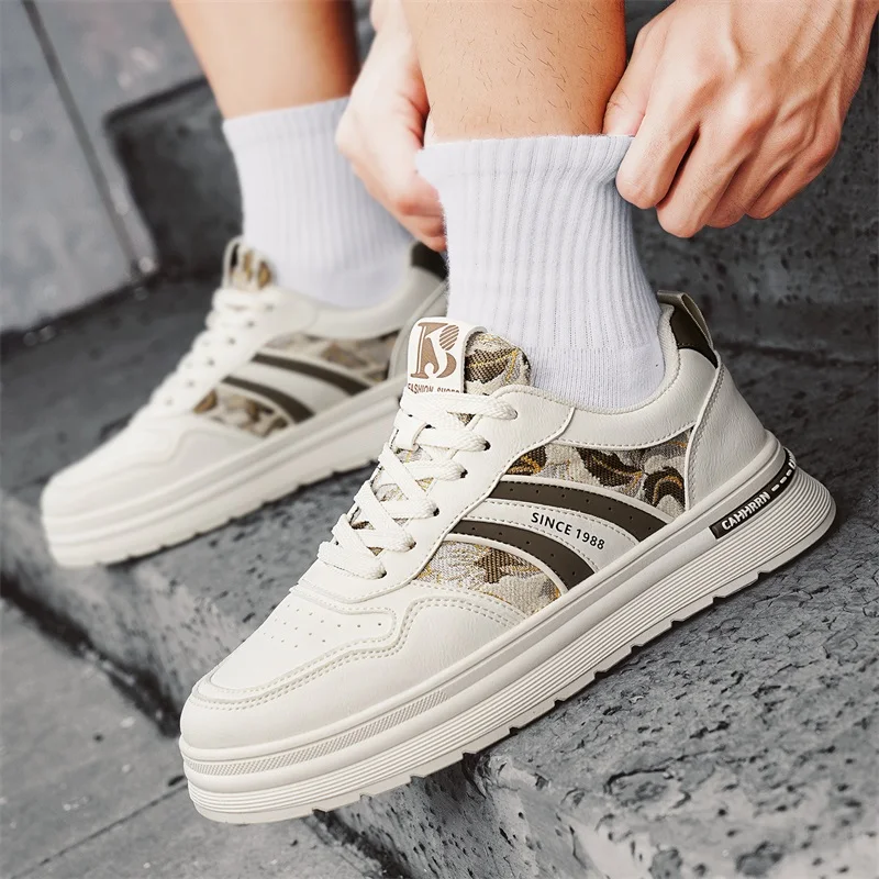 

Men Height Increasing Shoes Large Four Seasons Breathable Lightweight Trendy Men Sports Shoes Skateboarding Shoe Chunky Sneakers