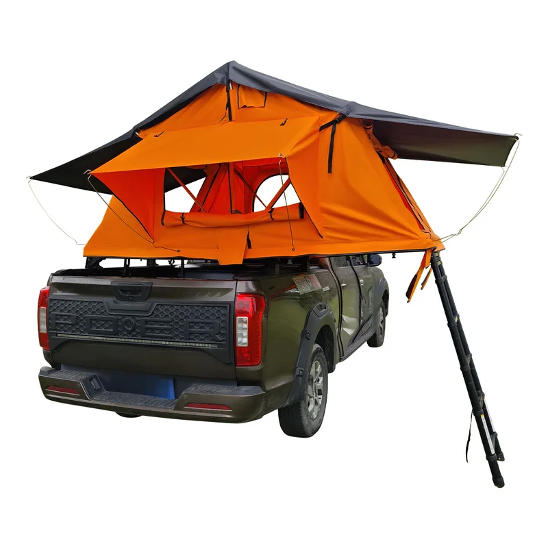 High Quality Universal Quick Access Lightweight Overland Roof Top Tent Fit Fortuner Silverado Pickup Truck Auto Exterior Accesso
