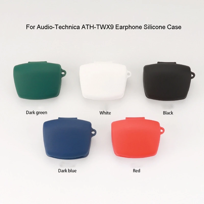 Wireless Headphone Protective Case Compatible for ATH TWX9 Cover Dust Shockproof Washable Housing Anti Dust Sleeve F19E