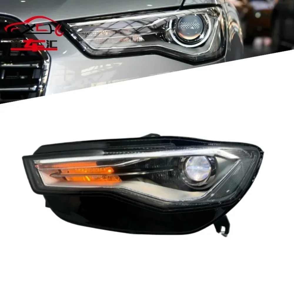 Farol compatível com Audi A6 2016-2018 Audi A6 C7PA Faróis Xenon HID Conjunto de faróis A6 Farol OEM 4G0941005F 4G0941006F