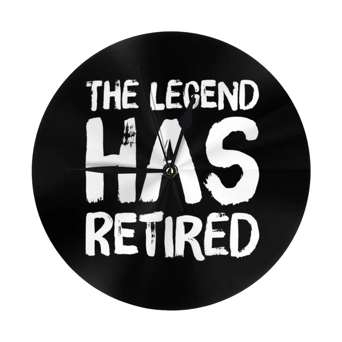Настенные часы The Legend Has на пенсию, настенные часы для украшения комнаты, круглые украшения