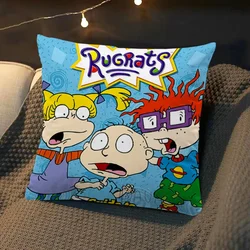 Kawaii Pillowcase R-Rugrats Sofa Square Cushion Cover Luxury Pillow Cover Pillow Case Car Bed Room Decor Dakimakura Wedding Gift